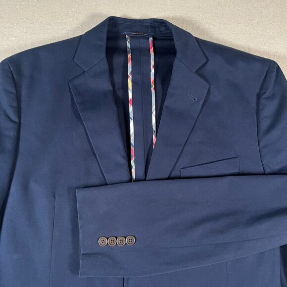 Brooks Brothers 1818 Fitzgerald Blazer 46L Navy Academia - Picture 1 of 10